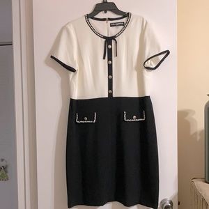 Black and White Dress Karl Lagerfeld Paris